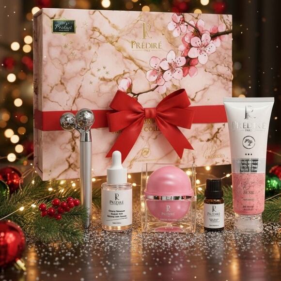 Prédiré Paris Cherry Blossom Anti-Wrinkle Skin Care Collection Brand New Sealed - Picture 1 of 6